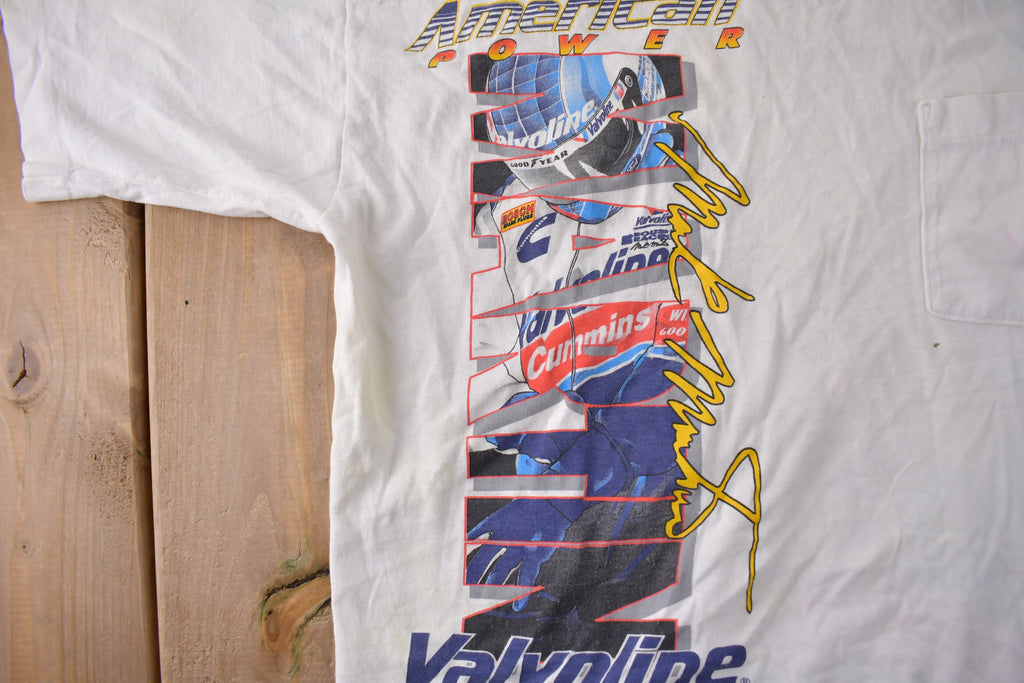 Vintage 1997 Valvoline NASCAR Racing Graphic Single Stitch All Sport T-Shirt Made In USA