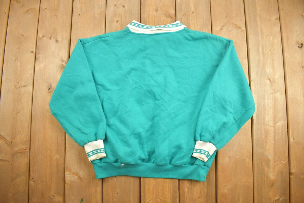 Vintage 1990s Active Attitudes Collard Sweatshirt