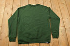 Vintage 1990s North Standard Blank Green Crewneck Sweatshirt