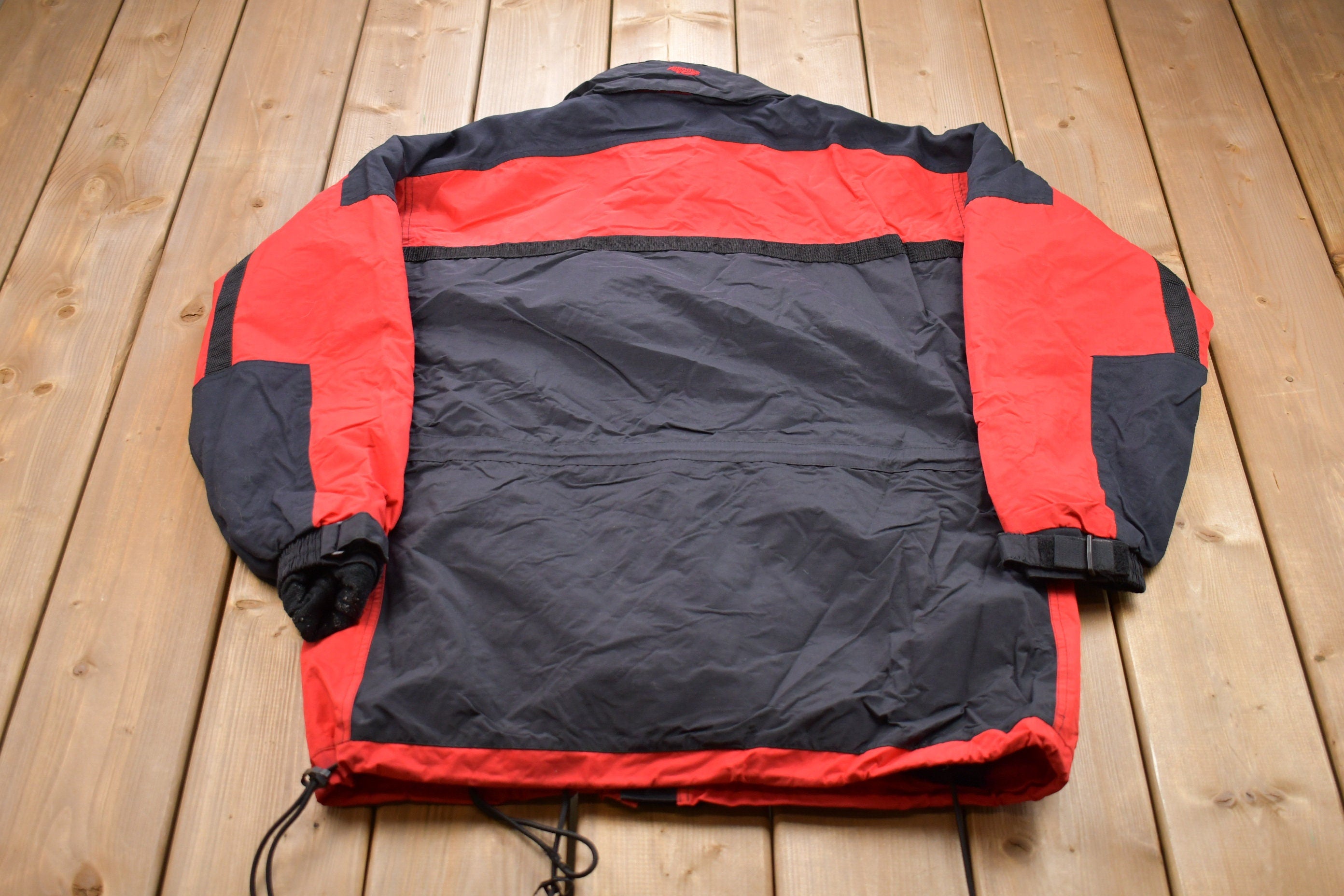 Vintage 1990s Brooks Color Block Puffer Jacket