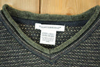 Vintage 1990s Knightsbridge Knit Abstract Pattern Crewneck Sweater