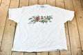 Vintage 1990s Lee Sport Single Stitch Nutmeg Graphic Flower Bouquet T-Shirt