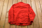 Vintage 1980s Official Jacket Wool Button Up Shirt