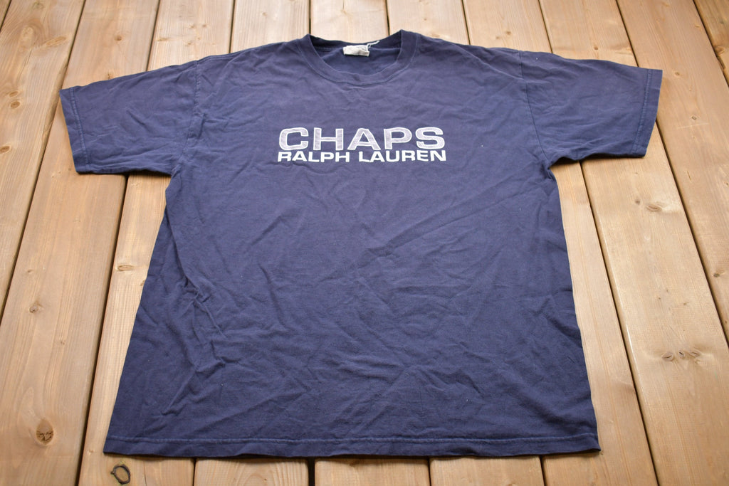 Vintage 1990s Chaps Ralph Lauren Graphic T-Shirt