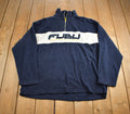 Vintage 1990s FUBU Embroidered Fleece Sweater