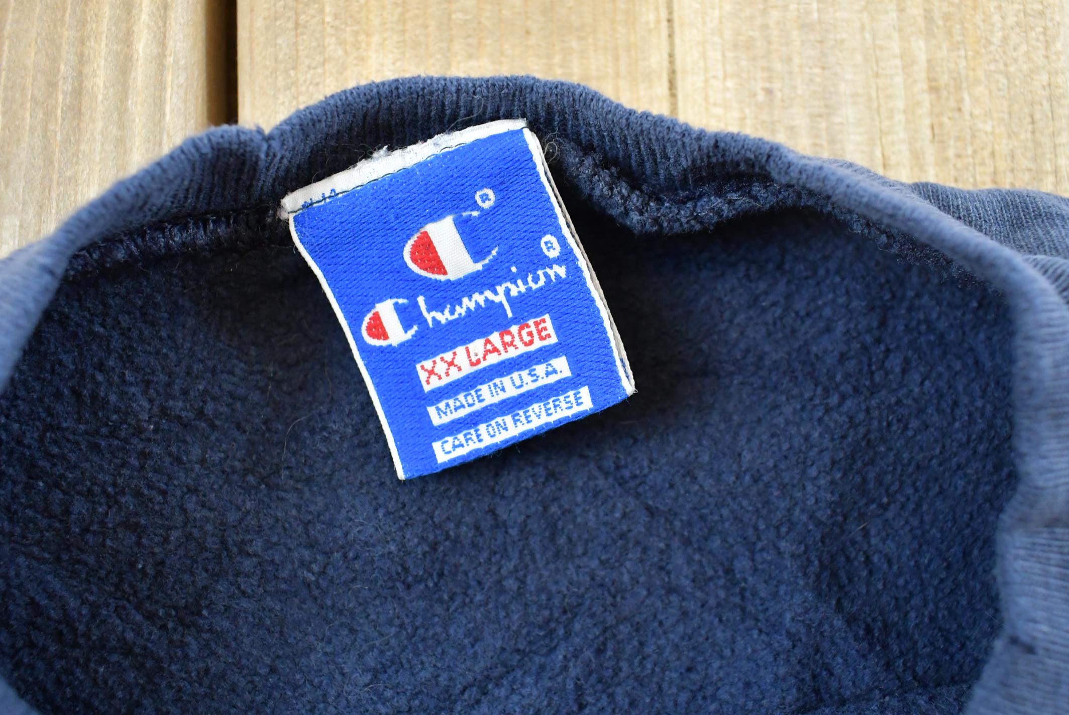 Vintage 1990's Champion St Olaf Collegiate Crewneck Sweatshirt Mens XL / 90s College Sweater / Spell Out / Embroidered / NCAA / Made in USA