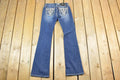 Vintage Y2K Miss Me Bedazzled Low Rise Jeans Size 26x31