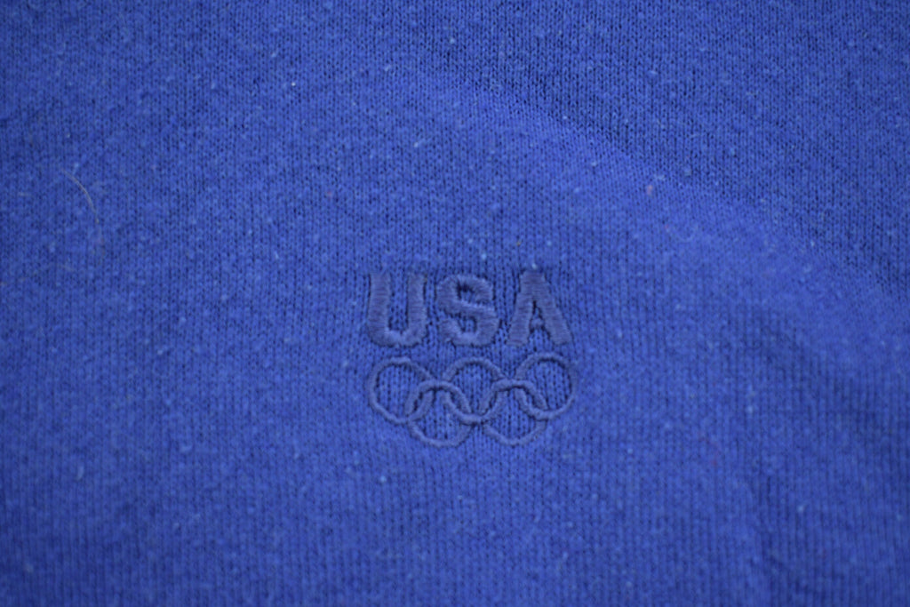 Vintage 1990s Blue USA Olympic Crewneck Sweatshirt