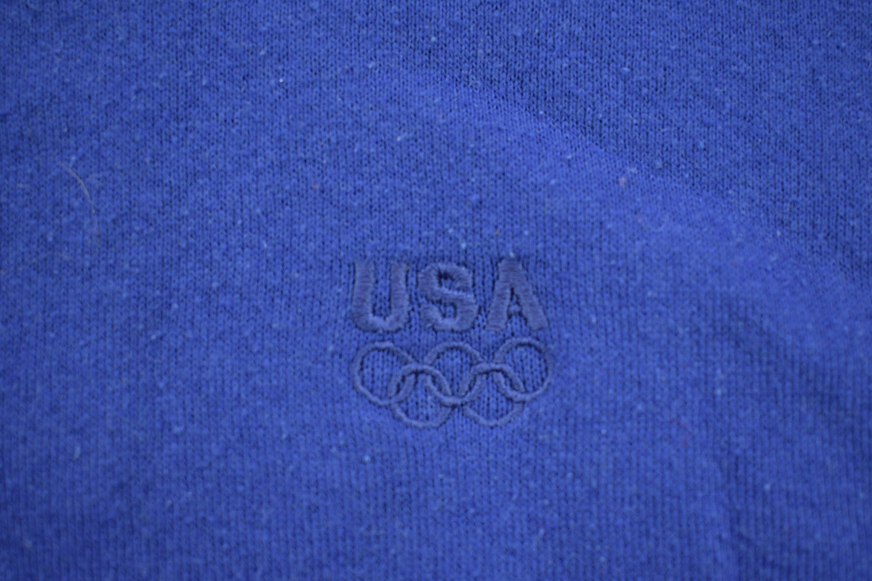 Vintage 1990s Blue USA Olympic Crewneck Sweatshirt