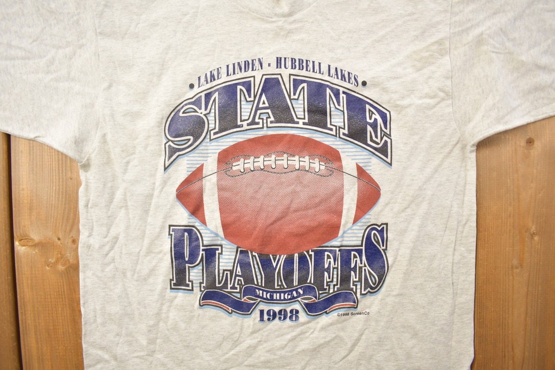 Vintage 1990s Michigan State Football Playoffs T-Shirt