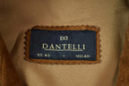 Vintage 1980s Women's Dantelli Clasp Closure Suede Leather Coat