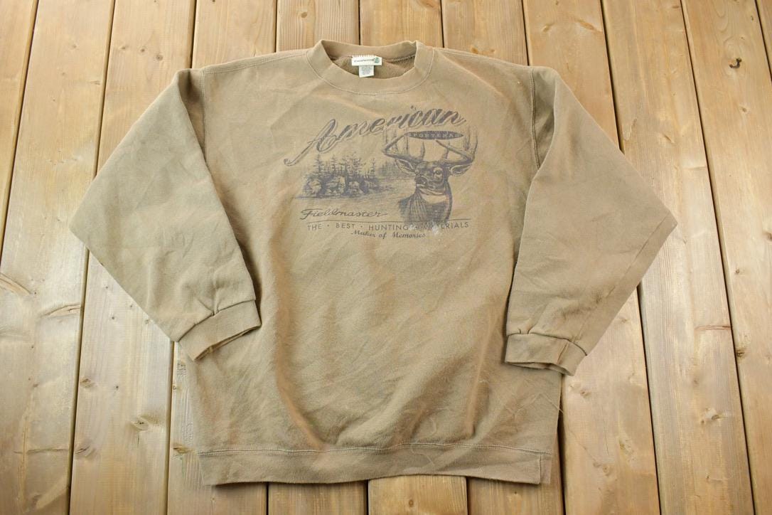 Vintage 1990s American Sportsman Fieldmaster Outdoorsman Crewneck Sweatshirt