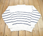 Vintage 1990s Hathaways Knit Abstract Pattern Crewneck Sweater