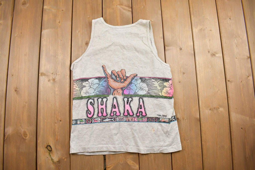 Vintage 1990s Hang Loose Hawaii Souvenir Tank Top