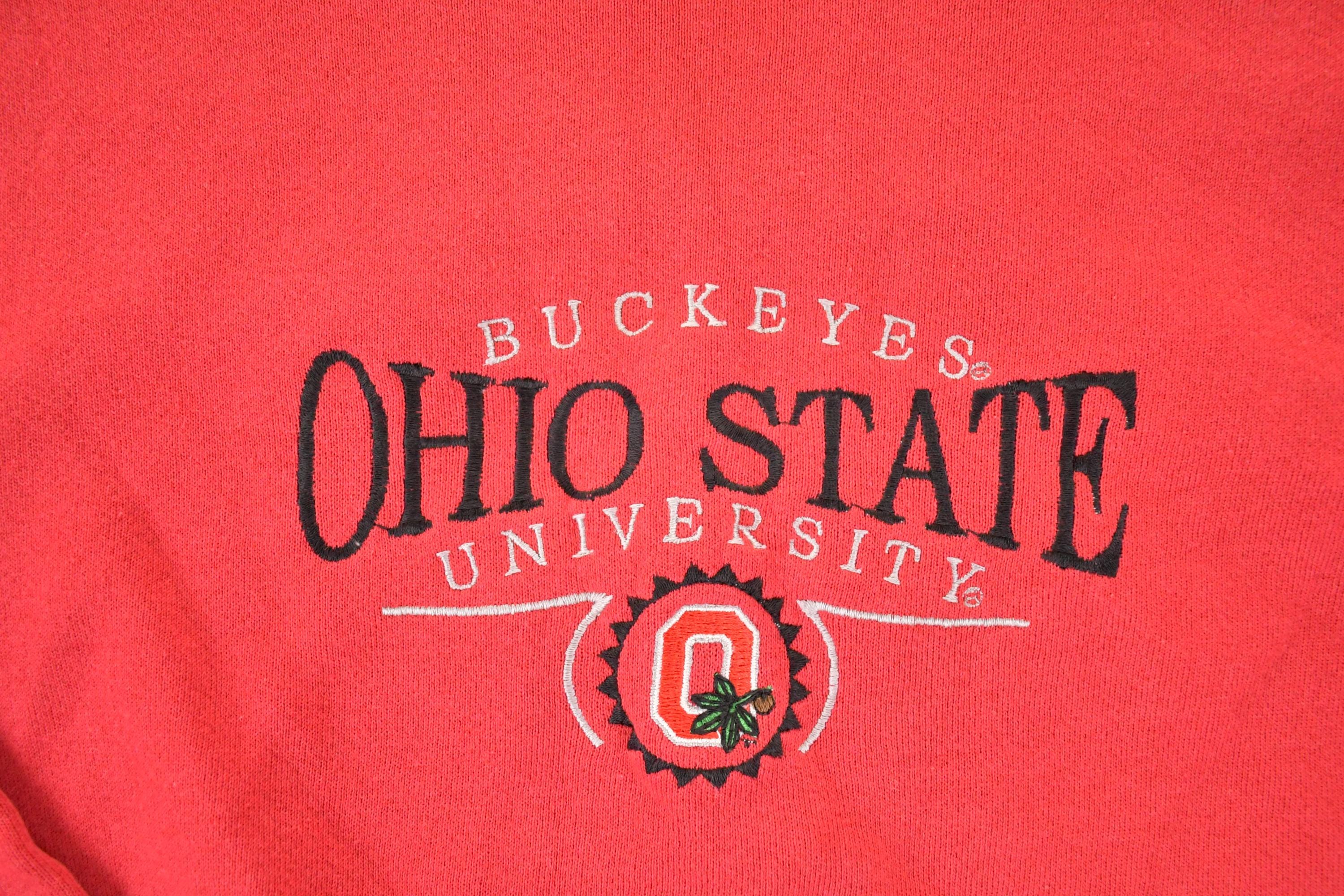 Vintage 1990s Ohio State University Buckeyes Crewneck Sweater Men's L