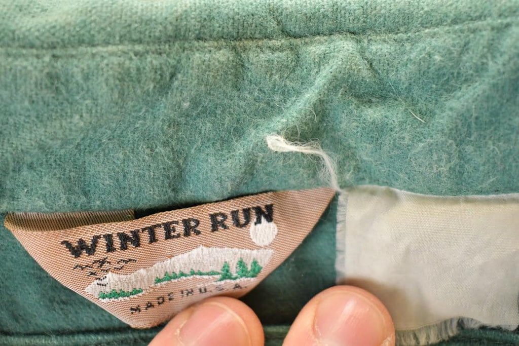 Vintage 1990s Winter Run Heavy Cotton Button Up Outdoorsman Shirt Men's XL