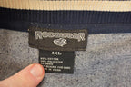 Vintage 1990s Rocawear Embroidered Velour Graphic Full Zip Sweatshirt Mens XXL