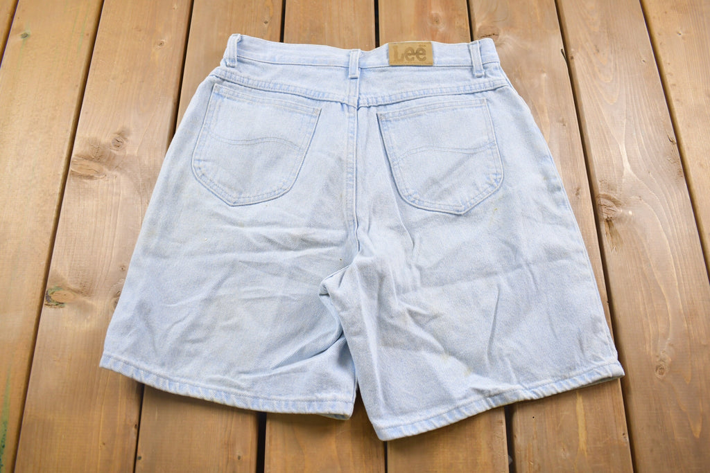 Vintage 1990s Lee Light Wash Jean Shorts 32 x 8