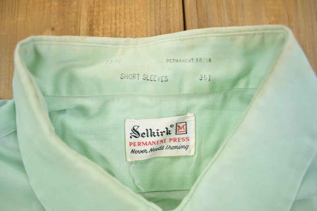 True Vintage 1960s Selkirk Simple Button Up Shirt