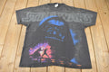 Vintage 1996 Star Wars Darth Vader All Over Print Graphic T-Shirt Size XL Made In USA