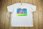 Vintage 1990s Hudson Booster Graphic T-Shirt  Vintage T Shirt  Streetwear  Graphic Tee  Single Stitch  Made In USA