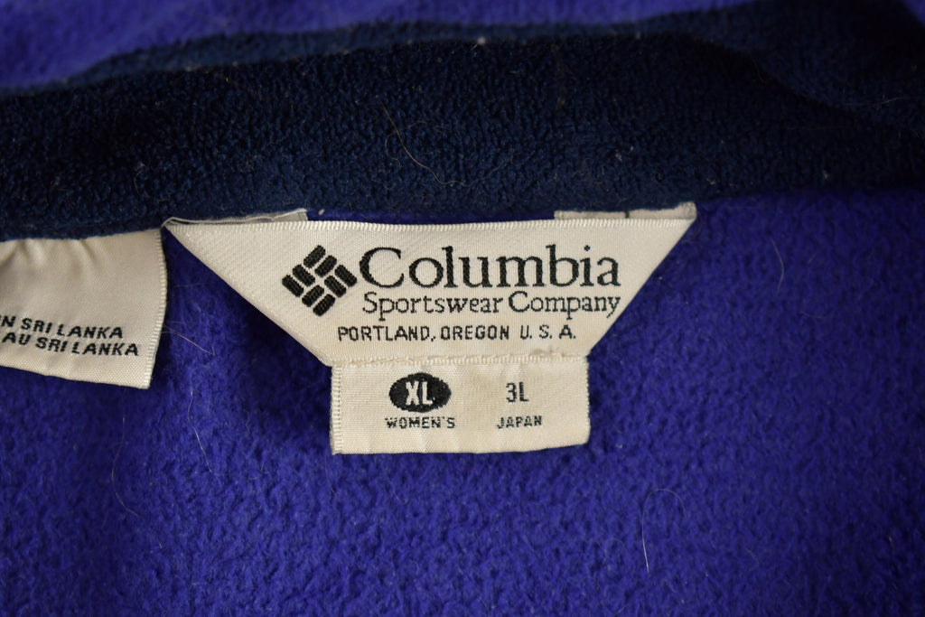 Vintage 1990s Purple Columbia Fleece Sweater