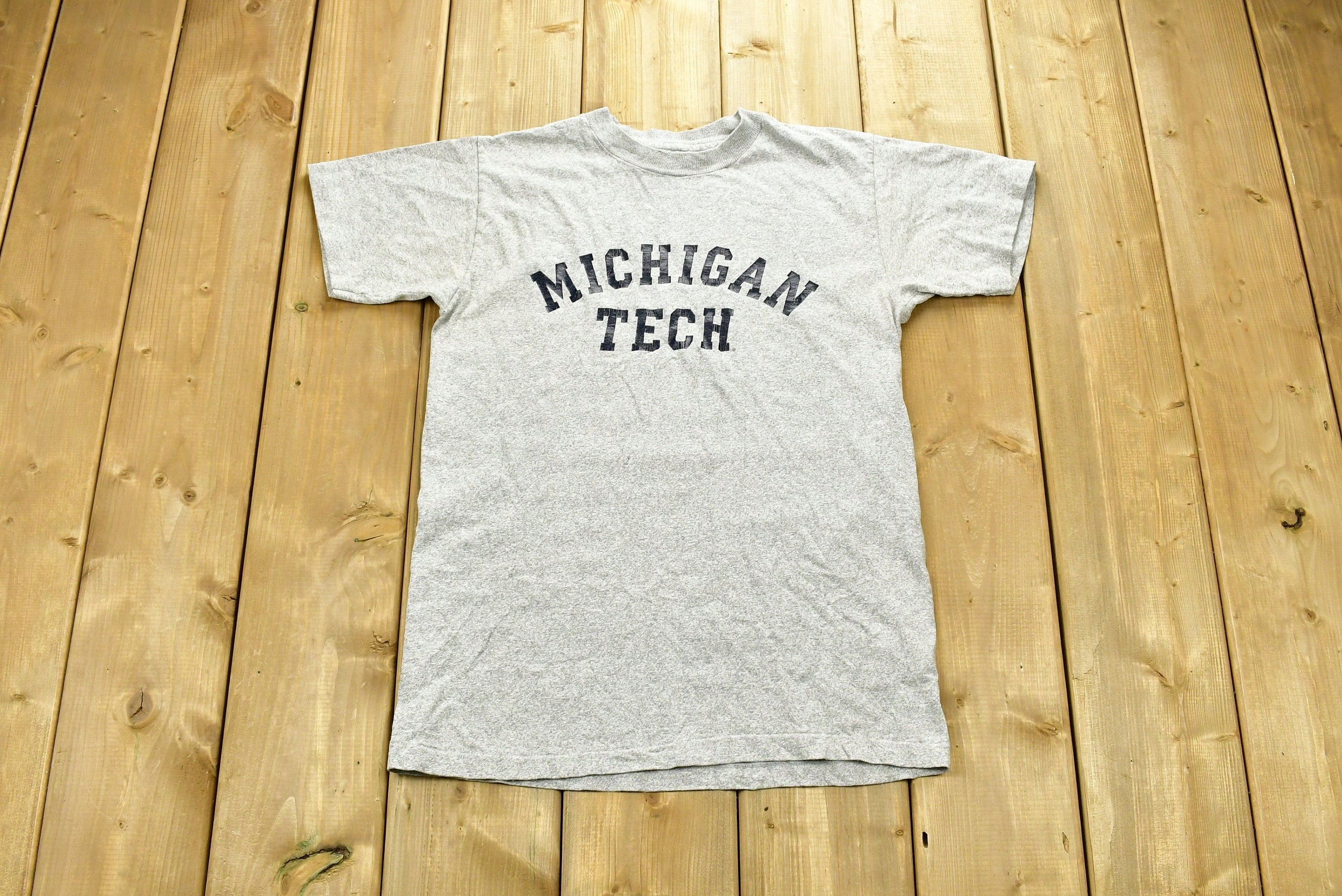 Vintage 1990s University of Michigan Tech Collegiate T-Shirt