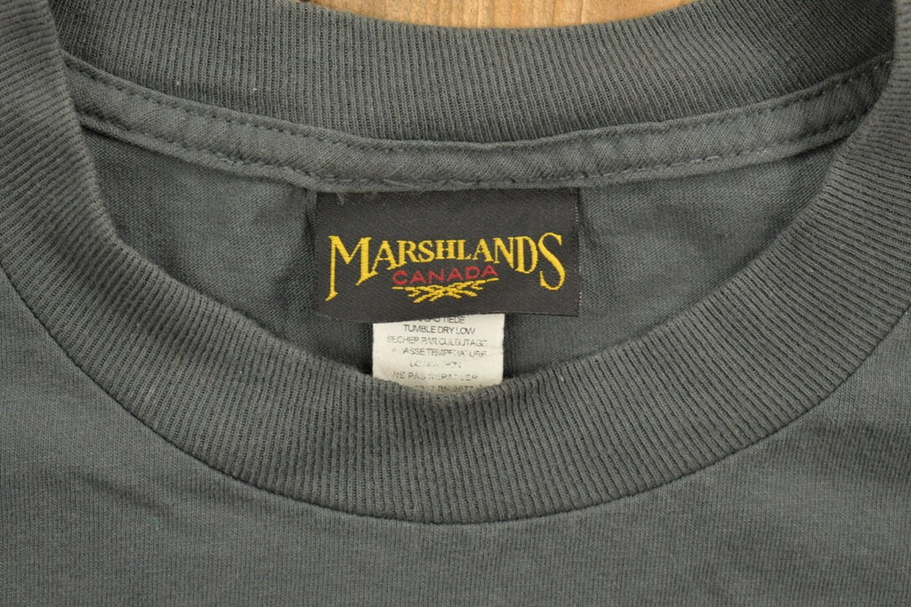 Vintage 1990s Marshlands Canada Temagami Souvenir T Shirt