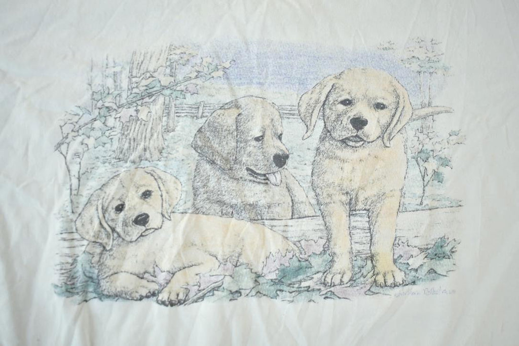 Vintage 1990s Northern Reflections Three Dogs In Graphic T-Shirt