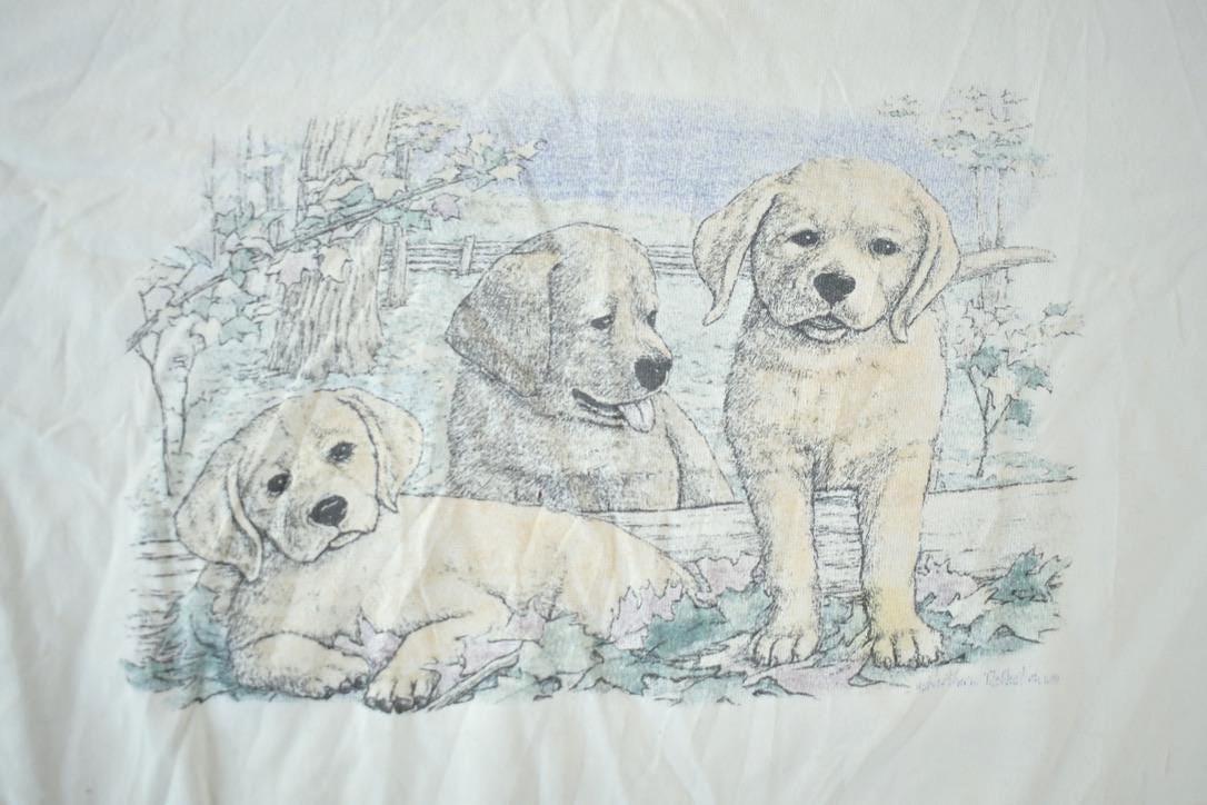 Vintage 1990s Northern Reflections Three Dogs In Graphic T-Shirt