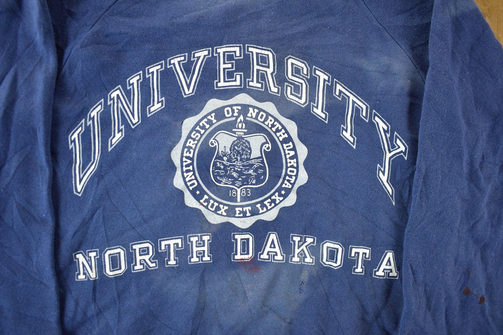 Vintage 1970s University North Dakota Champion Crewneck Sweatshirt