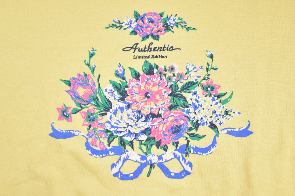 Vintage 1990s Floral Graphic Crewneck