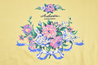 Vintage 1990s Floral Graphic Crewneck