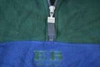 Vintage 1990s Eddie Bauer Fleece Outdoorsman Hoodie Sweater  90s Sweater  Streetwear  Hiking  Fleece Zip up