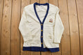 Vintage 1980s Leslie Fay Knitted Cardigan Sweater