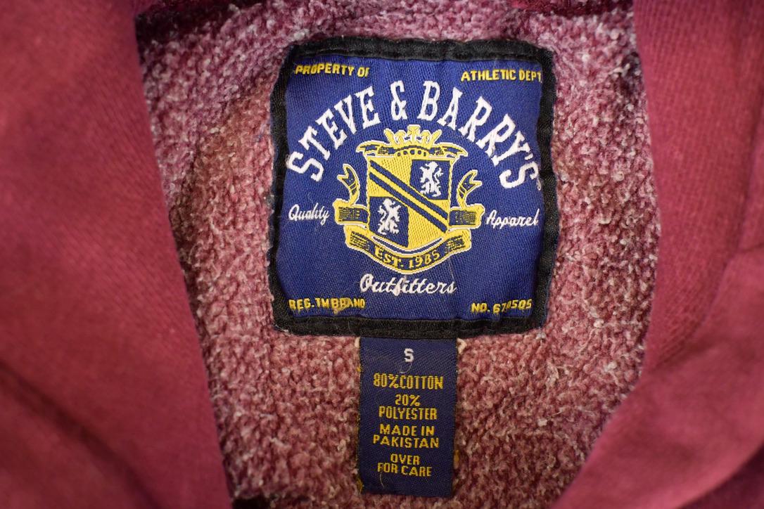 Vintage 1990s Steve And Barry's Minnesota Cross Grain Embroidered University Hoodie Sweater Mens S