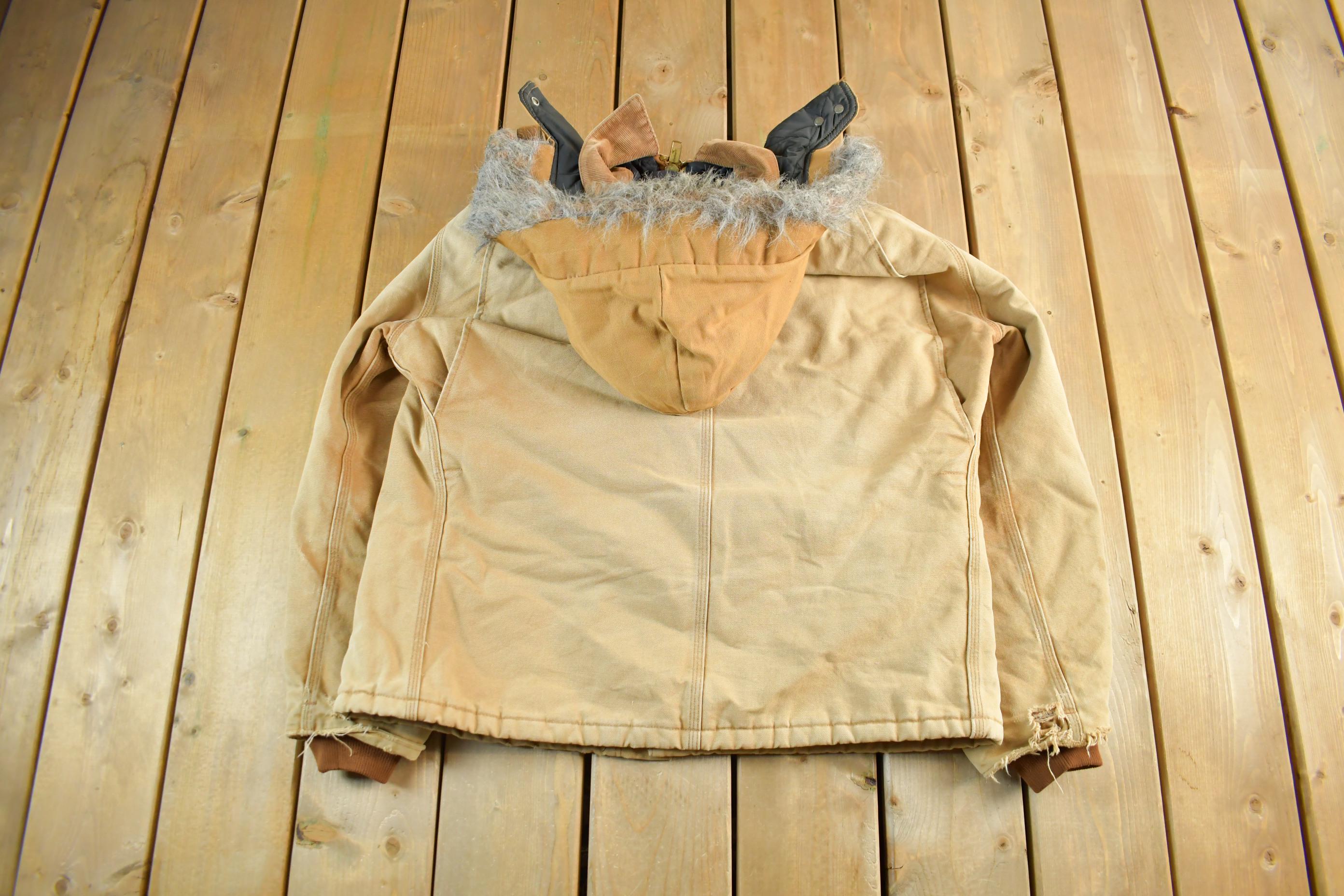 Vintage 1990s Carhartt Hooded Jacket Men's 44