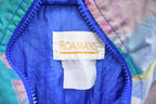 Vintage 1980s Roamans Floral Windbreaker Jacket