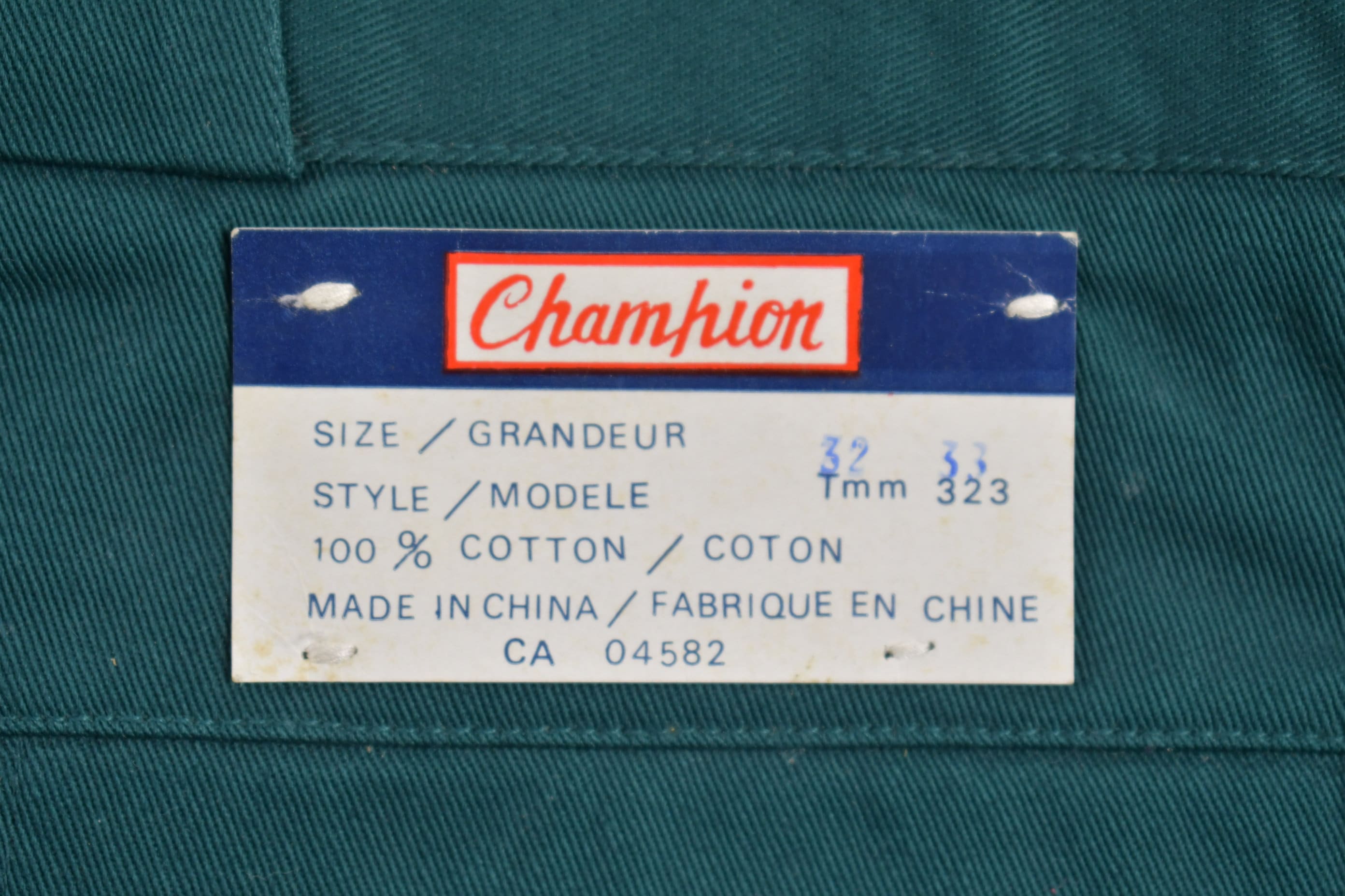Deadstock Vintage 1960s Champion Pleated Trousers Size 31 x 32
