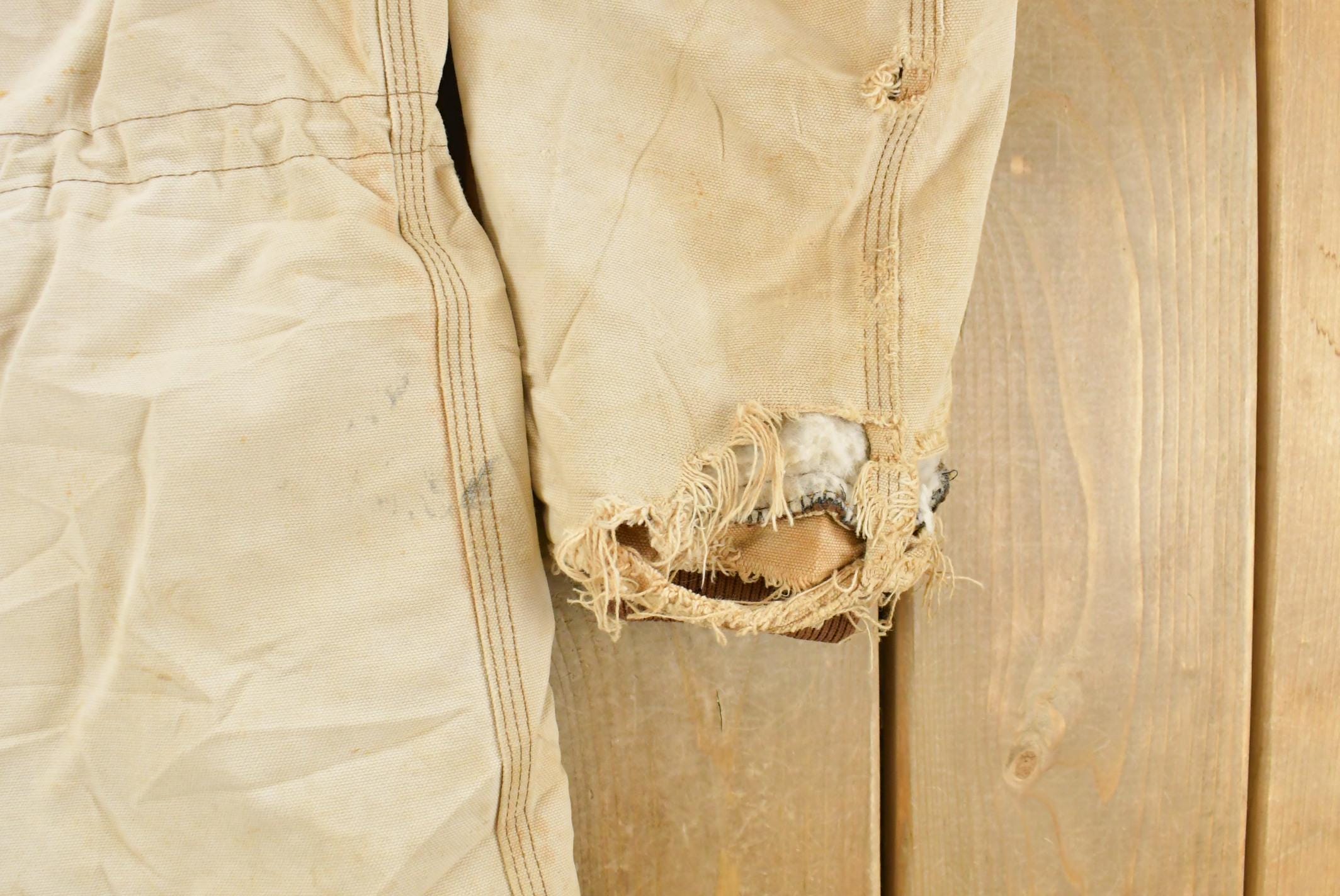 Vintage 1990s Carhartt Sun Faded Canvas Jacket Men's XL