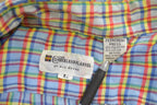 Vintage 1960s Cumberland Flannel Check Button Up Shirt  1960's Button Up  Vintage Flannel  Made In USA  Pattern Button Up  Bud Berma