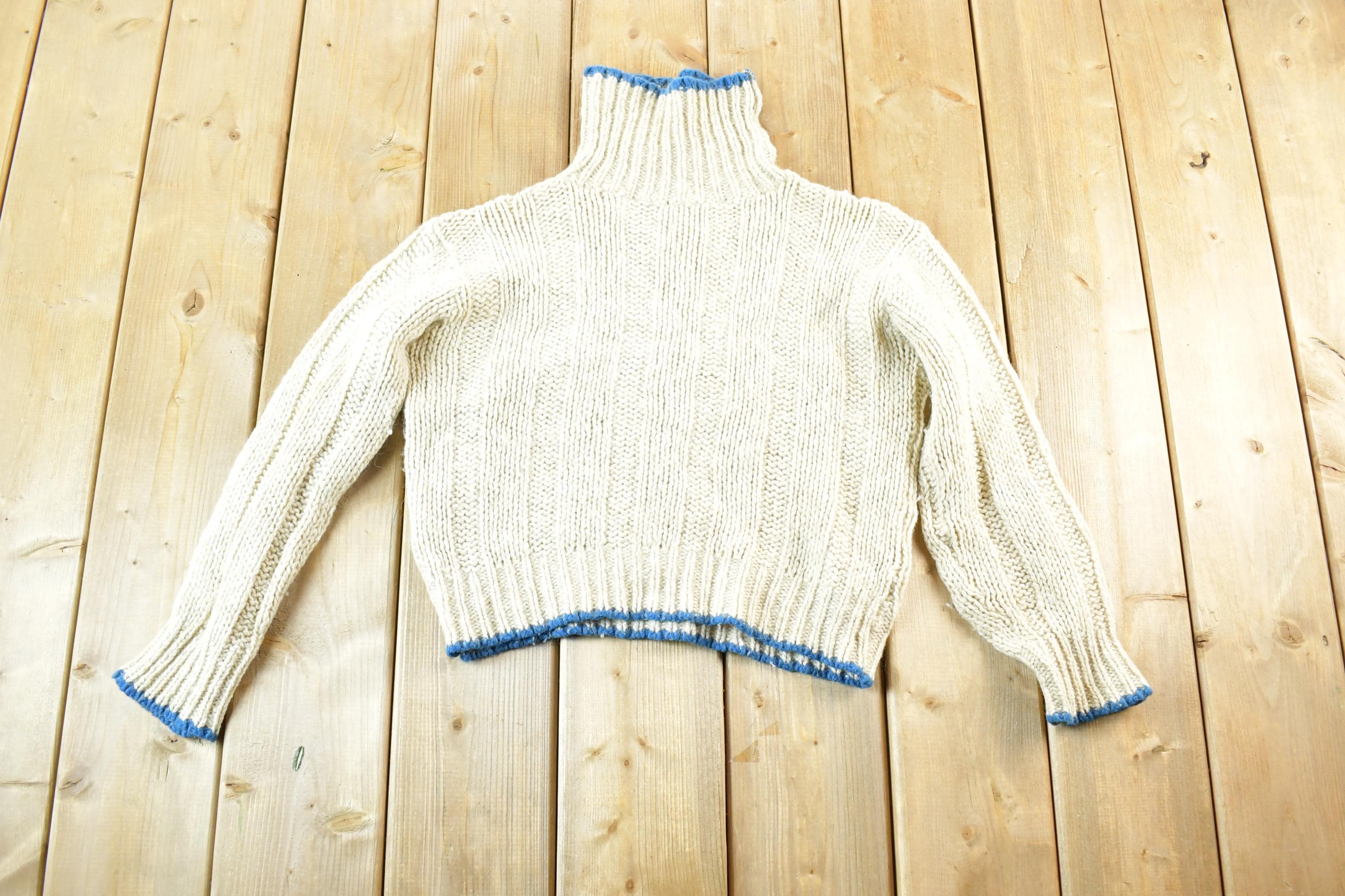 Vintage 1970s Gary Reed Wool Knit Sweater womens S