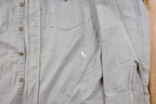 Vintage 1990s Key Imperial Paint Splatter Button Up Shirt