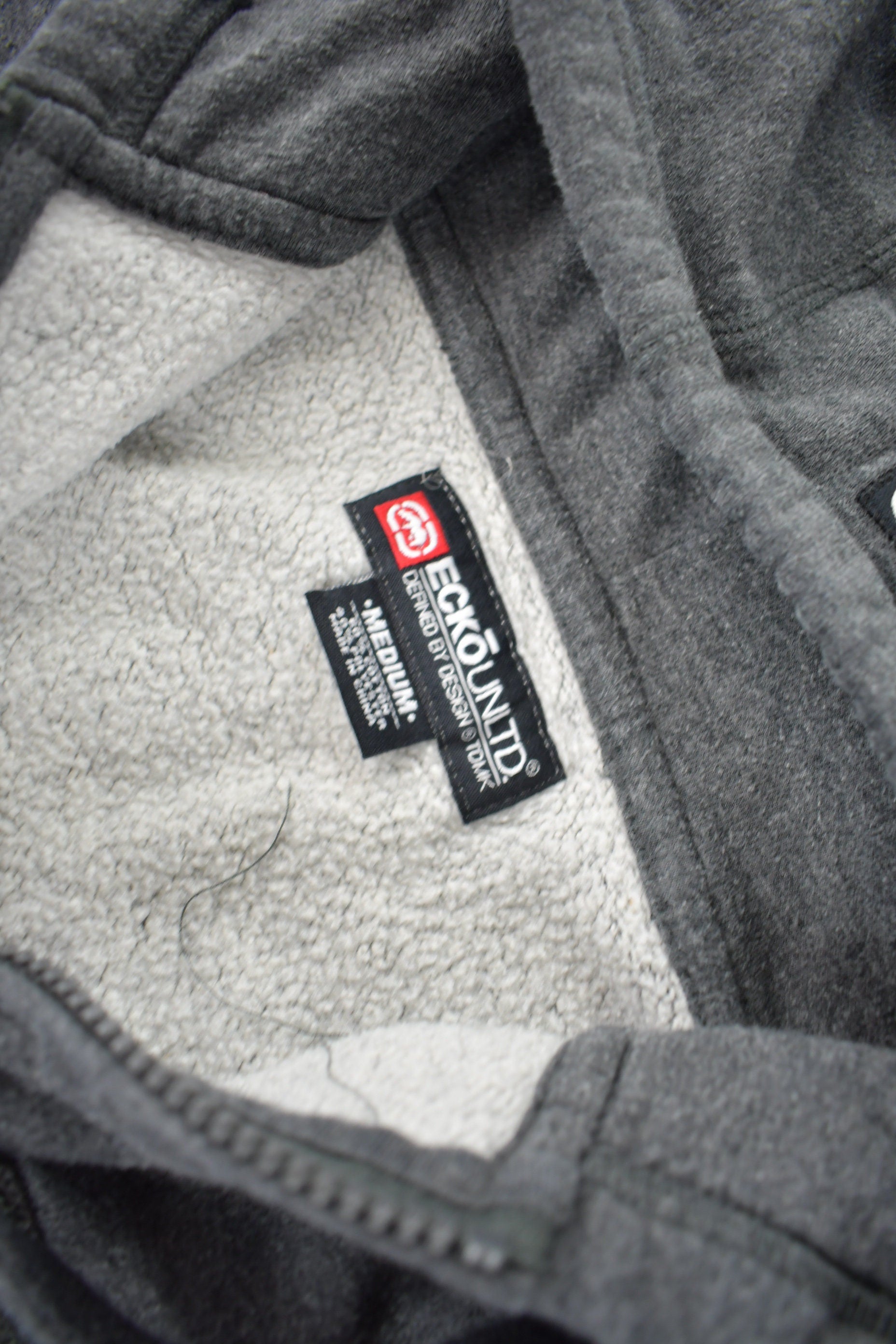 Vintage Y2K Ecko Embroidered Hoodie Size Medium