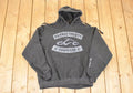 Vintage 1990s Orange Choppers Graphic Print Hoodie Sweatshirt Men's L