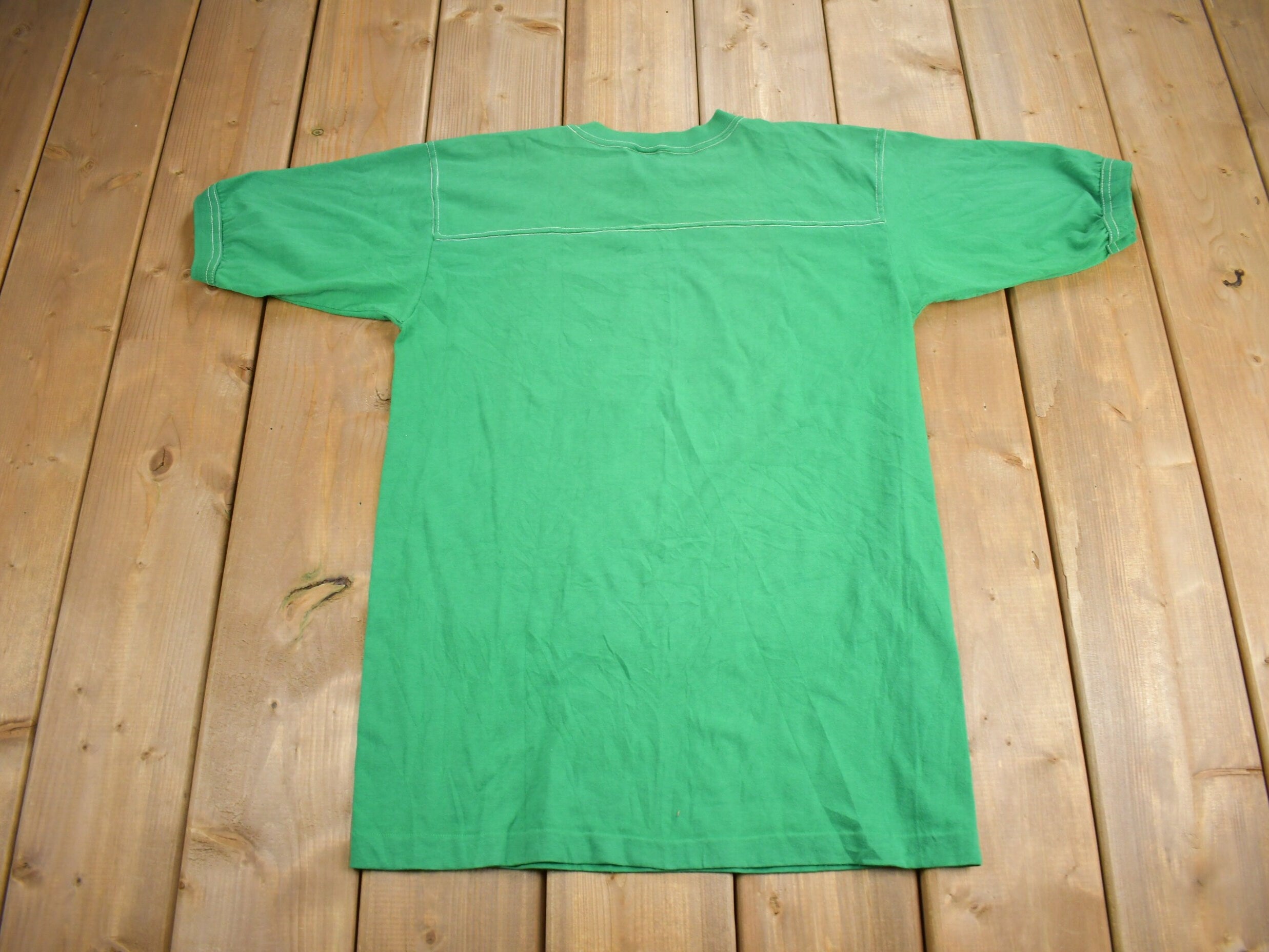Vintage 1980s Mean Green Machine Train Graphic T Shirt
