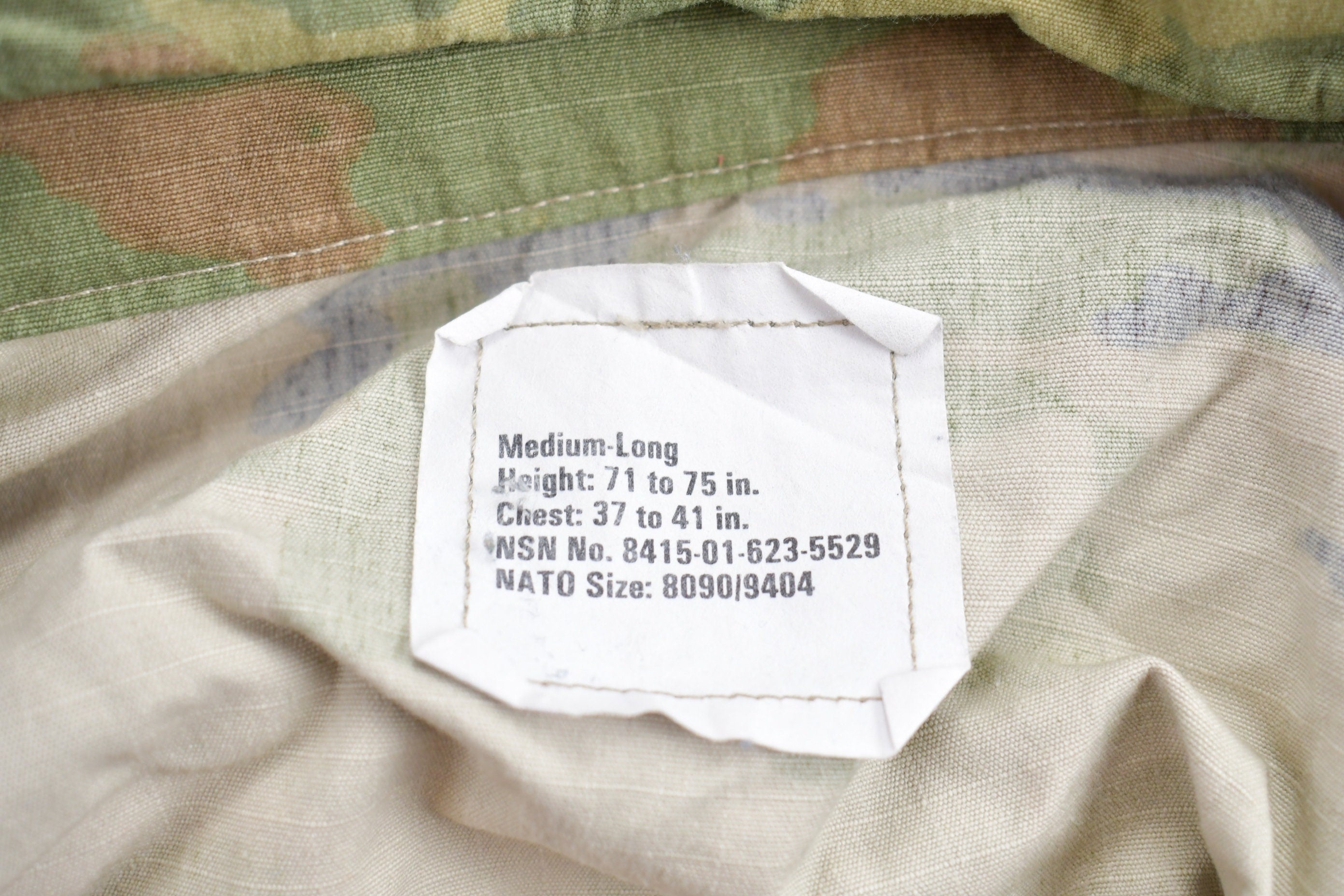 Vintage 2001 Military Button Up Combat Shirt
