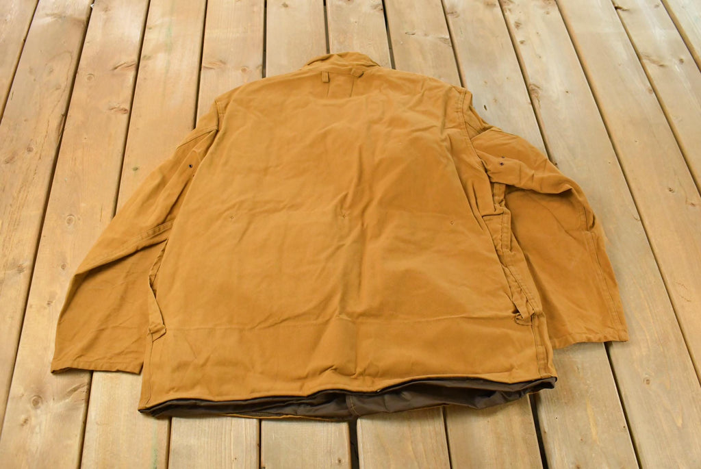Vintage 1940s Herter's Hudson's Bay Canvas Hunting Jacket Men's XL