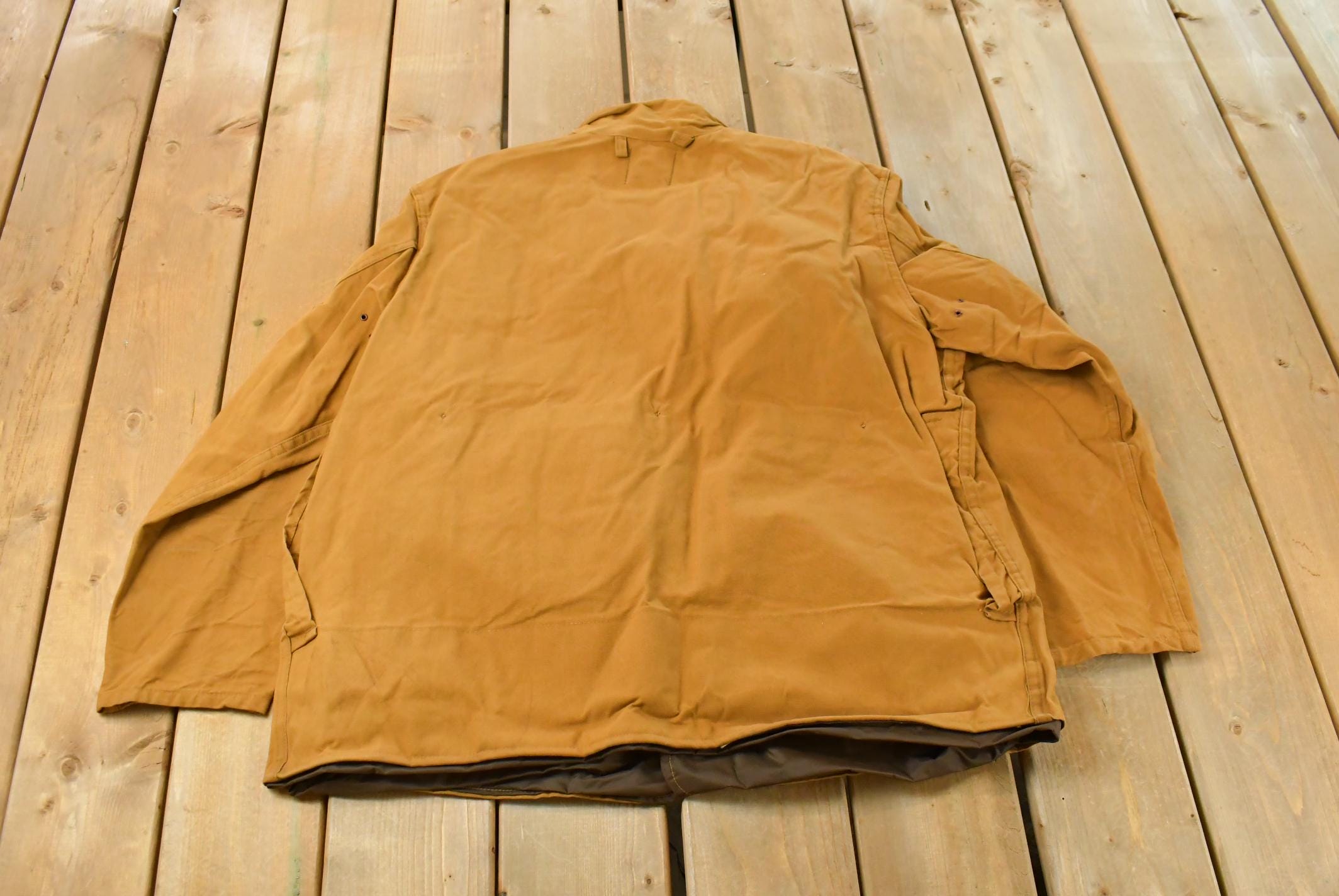 Vintage 1940s Herter's Hudson's Bay Canvas Hunting Jacket Men's XL