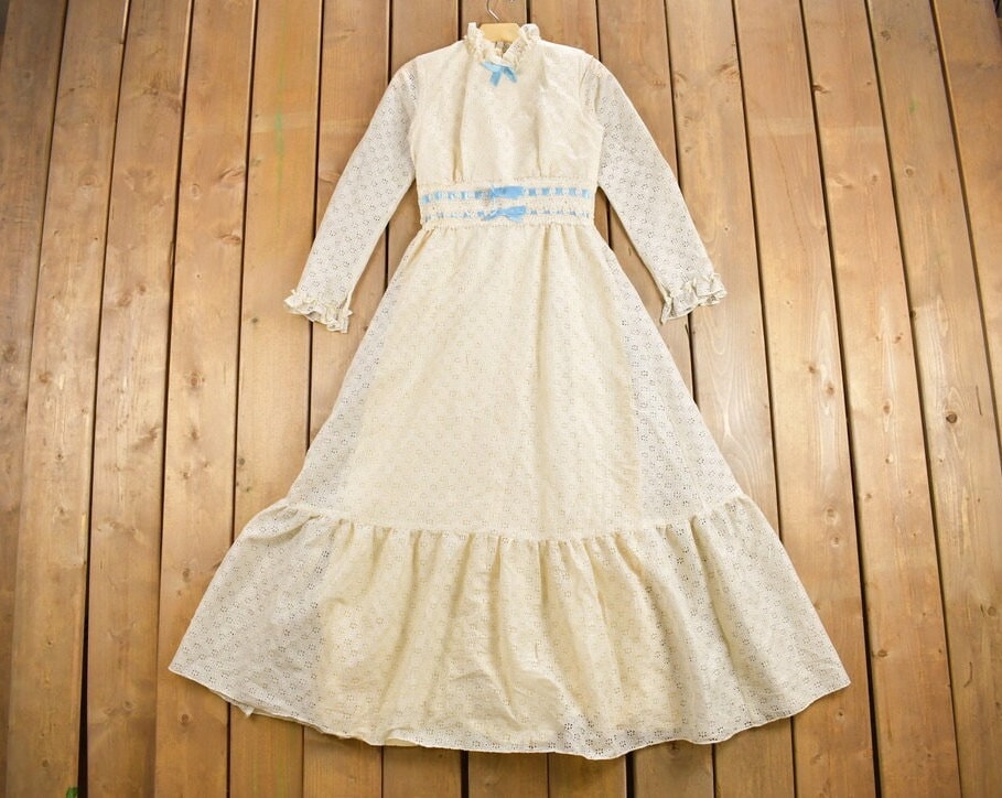 Vintage 1950s Prairie Dress